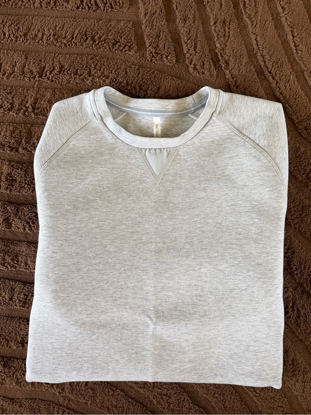 Ten Thousand Light Gray Men's Recover Crew size Large